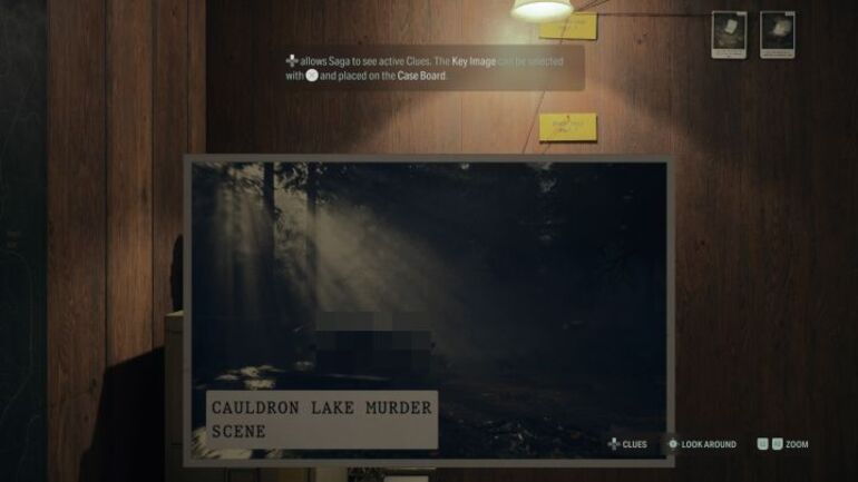 Alan Wake 2 - головоломка на месте убийства в Колдрон-Лейк