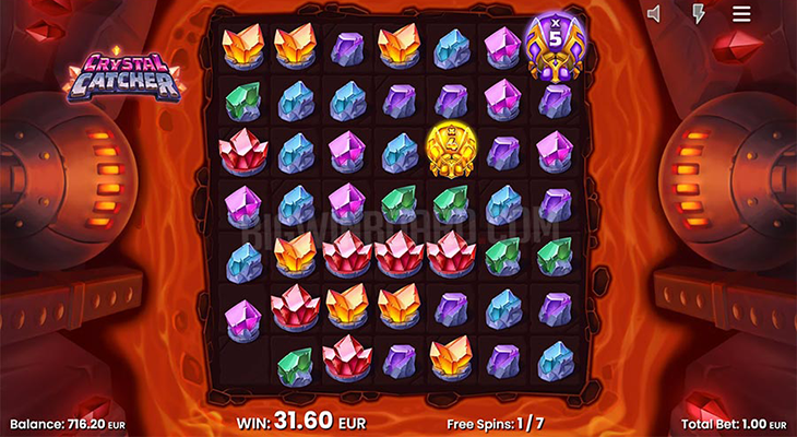 ТОП сайтов для игры в Crystal Catcher на деньги